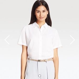 UNIQLO Rayon Short Sleeve Blouse